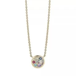 Novara Necklace 18K Yellow Gold Plated Mittellange Halskette