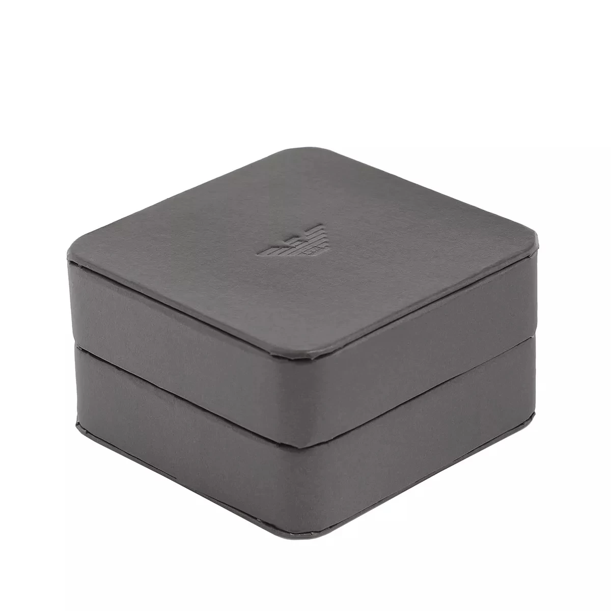 Emporio Armani Leather Bracelet Silver Black Armband - Image 3