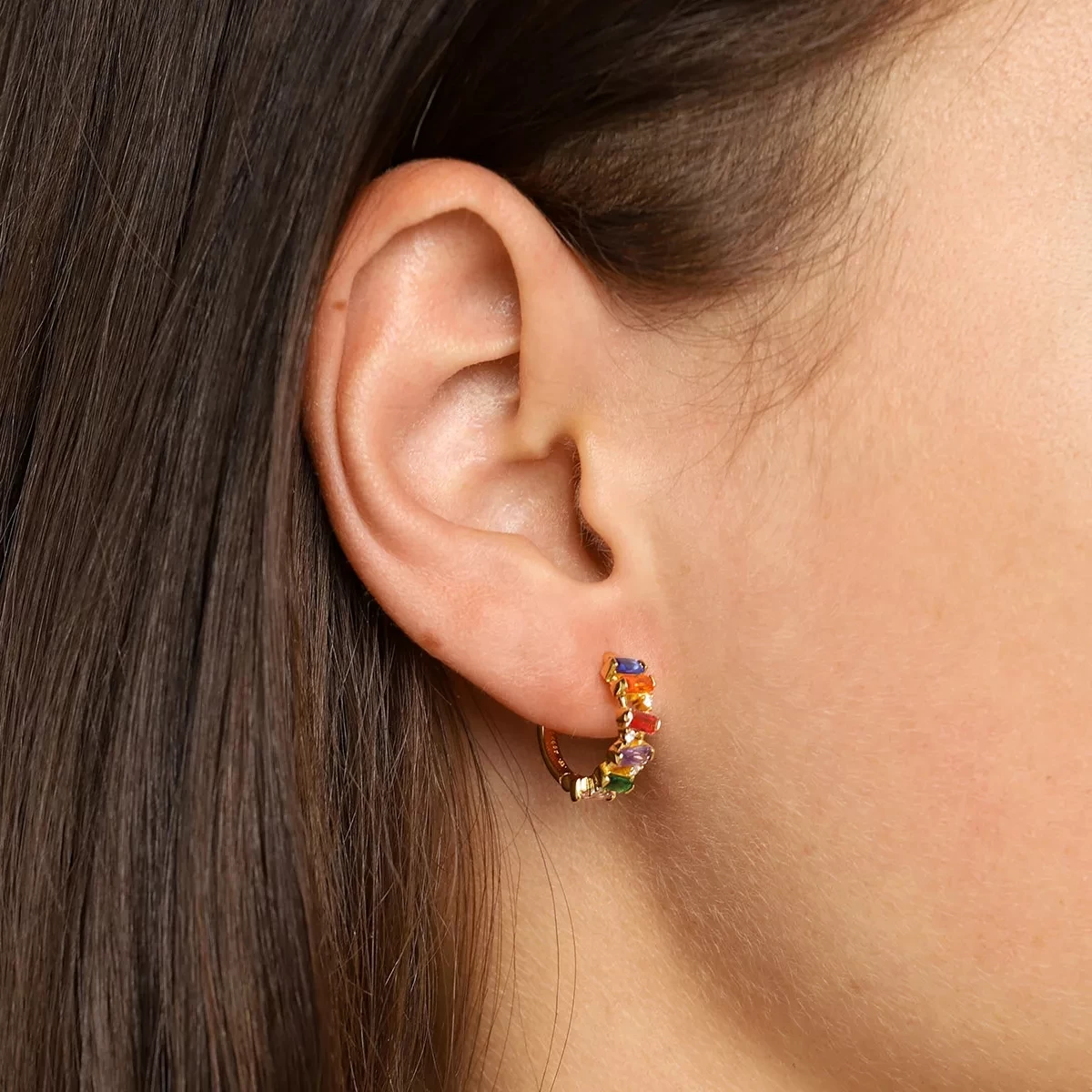 Thomas Sabo Hoop Single Earring Multicolour Creole - Image 2