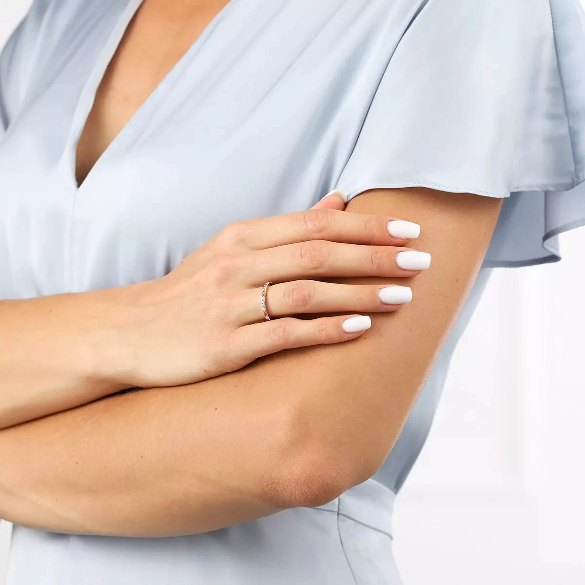 Corte Uno Ring 18K Yellow Gold Plated Ring - Image 2