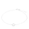 Isabel Bernard Saint Germain Rachel 14 Karat Letter Bracelet G White Gold Armband