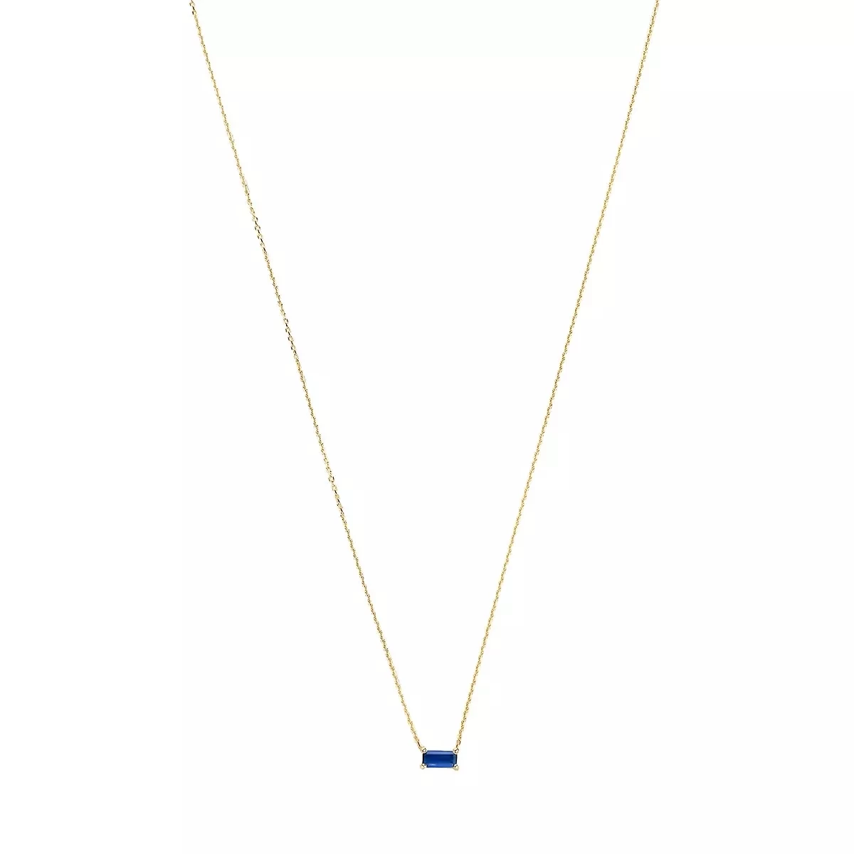 Isabel Bernard Baguette Nanon 14 Karat Necklace Gold Kurze Halskette