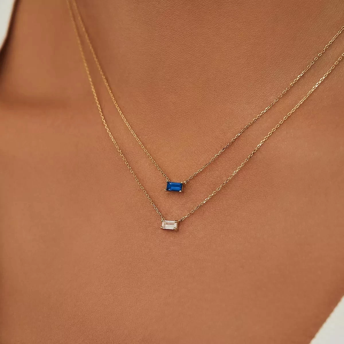 Isabel Bernard Baguette Nanon 14 Karat Necklace Gold Kurze Halskette - Image 3