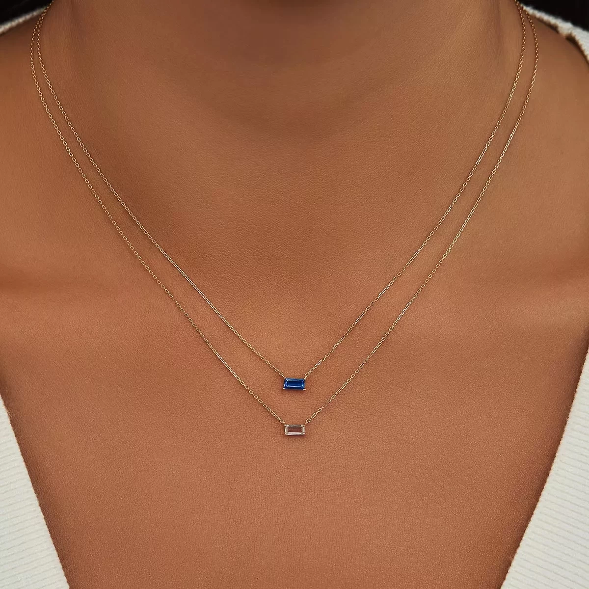 Isabel Bernard Baguette Nanon 14 Karat Necklace Gold Kurze Halskette - Image 2