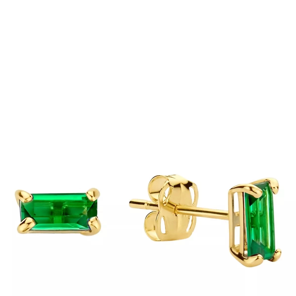 Isabel Bernard Baguette Vere 14 Karat Ear Studs Gold Ohrstecker