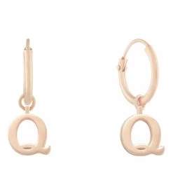 Isabel Bernard P La Concorde Dorise 14 Karat Single Hoop Rose Gold Creole