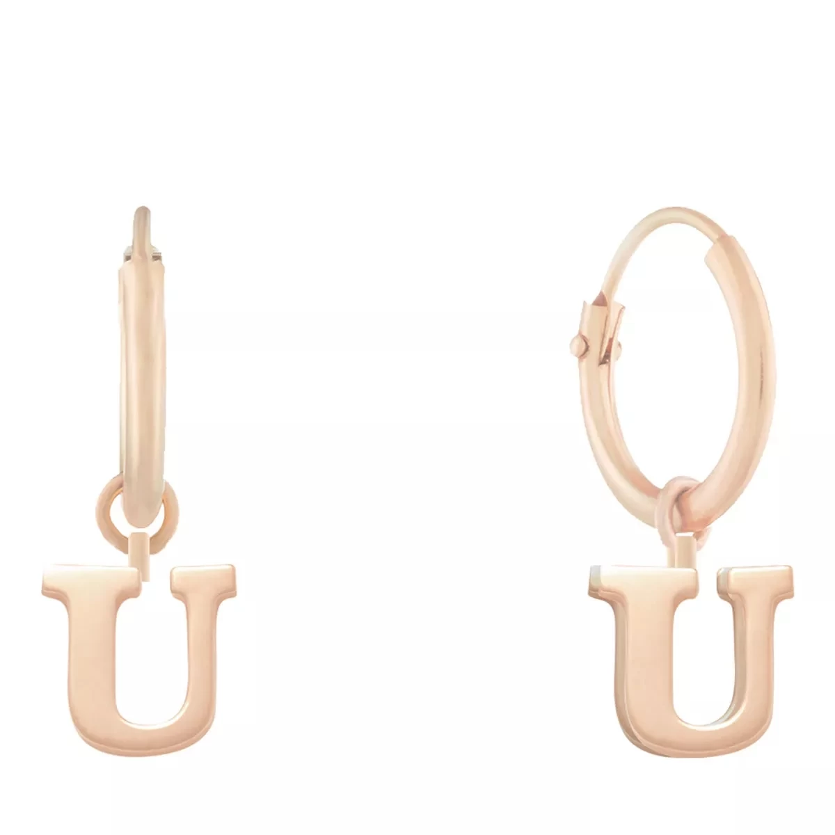 Isabel Bernard U La Concorde Dorise 14 Karat Single Hoop Rose Gold Creole