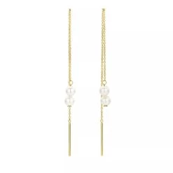 Isabel Bernard Belleville Luna 14 Karat Drop Earrings With Freshw Gold Ohrhänger