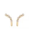 PDPAOLA Motion Earrings Gold Ohrstecker