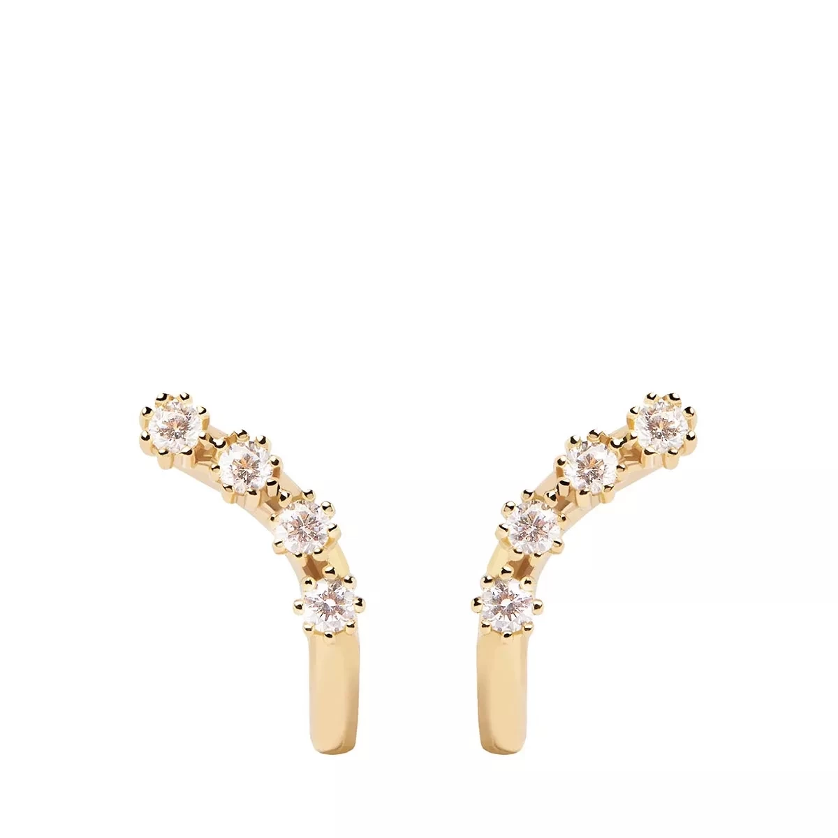 PDPAOLA Motion Earrings Gold Ohrstecker