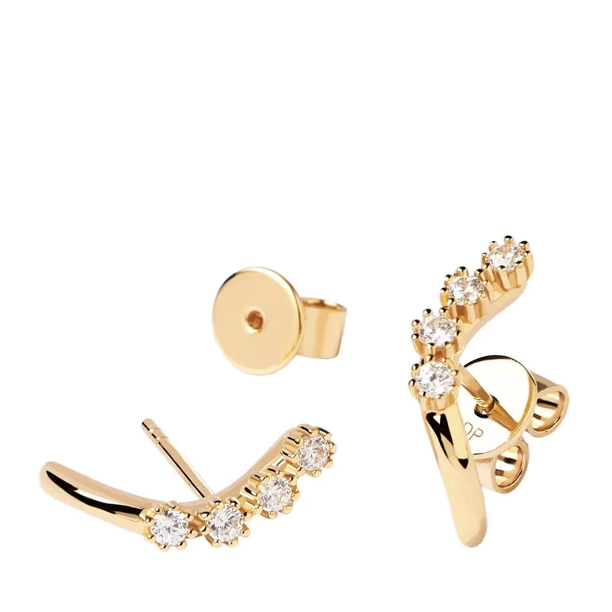 PDPAOLA Motion Earrings Gold Ohrstecker - Image 5