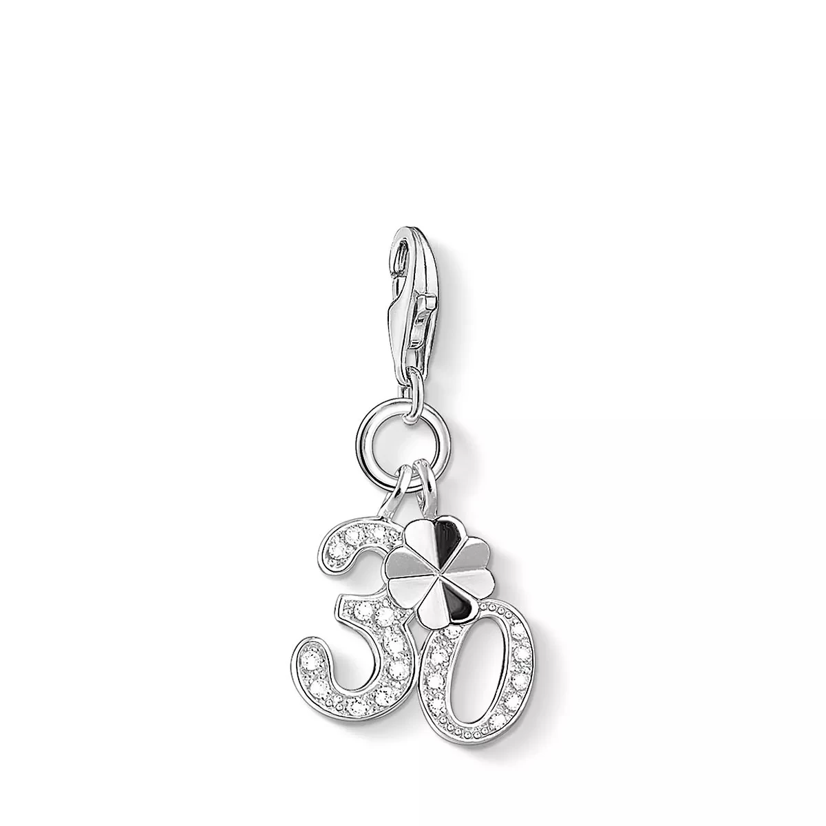 Thomas Sabo Charm-Anhänger 30 Silberfarben Anhänger