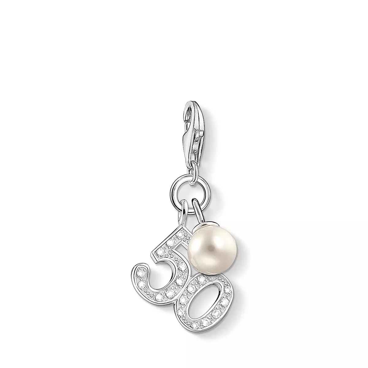 Thomas Sabo Charm-Anhänger 50 Silberfarben Anhänger