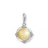 Thomas Sabo Charm-Anhänger Vintage Weltkugel Gelbgoldfarben Anhänger