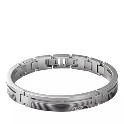 Fossil Station Bracelet Silver Armband