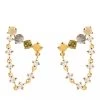 PDPAOLA Juno Gold Earrings Gold Ohrhänger