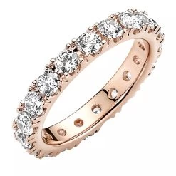 Pandora Funkelnde Reihe Ewigkeits-Ring 14k Rose Gold-plated Unique Metal Blend Eternityring