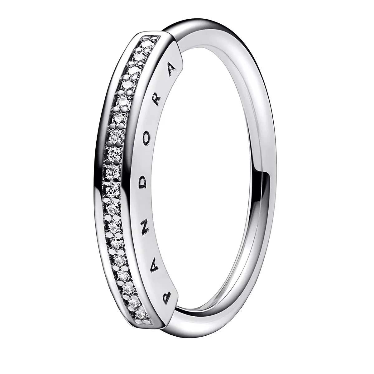 Pandora Signature I-D Pavé-Ring Sterling Silver Pavéring