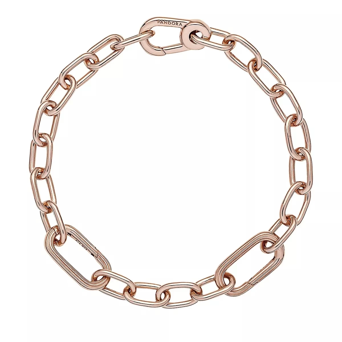 Pandora ME Link Chain Armband 14k Rose Gold-plated Unique Metal Blend Armband - Image 3