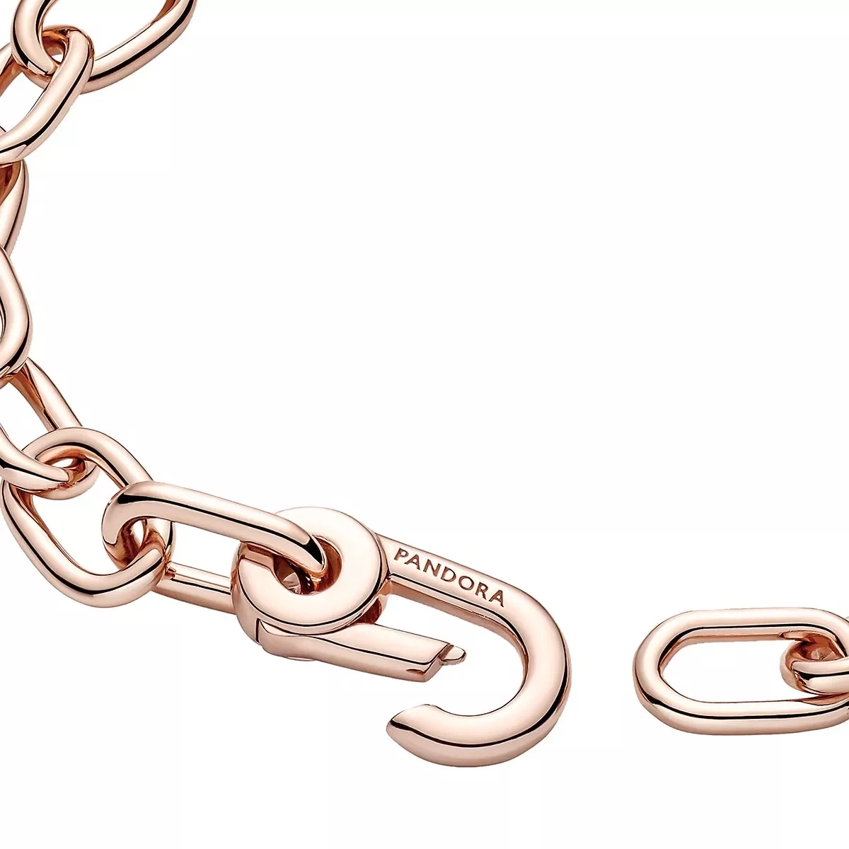 Pandora ME Link Chain Armband 14k Rose Gold-plated Unique Metal Blend Armband - Image 4