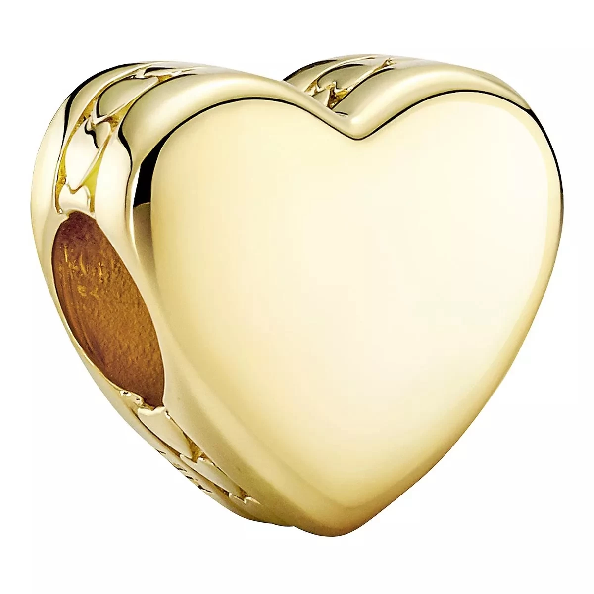 Pandora Herz Charm 14k Gold-plated Unique Metal Blend Anhänger