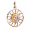 Pandora ME Kraft Der Sonne Medaillon 14k Rose Gold-plated Unique Metal Blend Anhänger