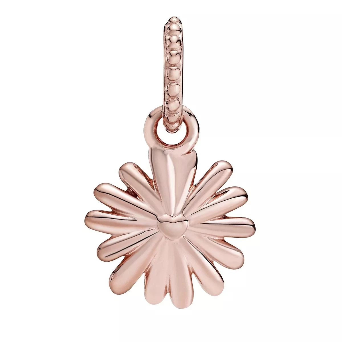 Pandora Rosafarbenes Gänseblümchen Charm-Anhänger 14k Rose Gold-plated Anhänger - Image 2