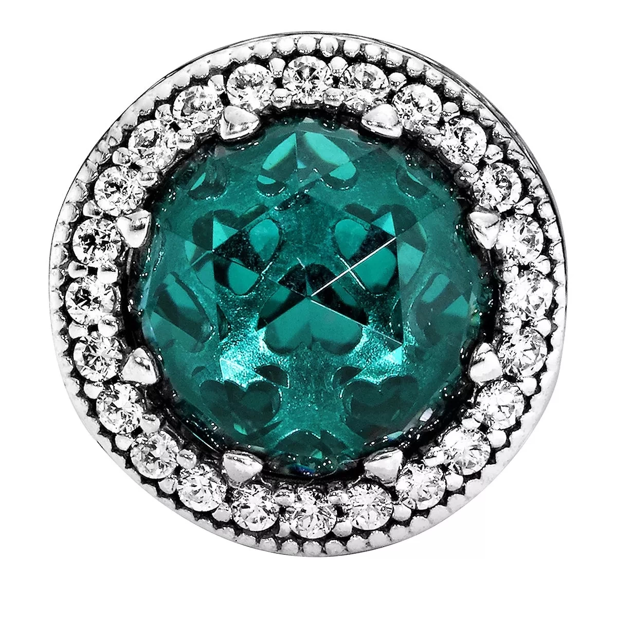 Pandora Funkelndes Meeresgrünes Charm Sterling Silver Anhänger - Image 2