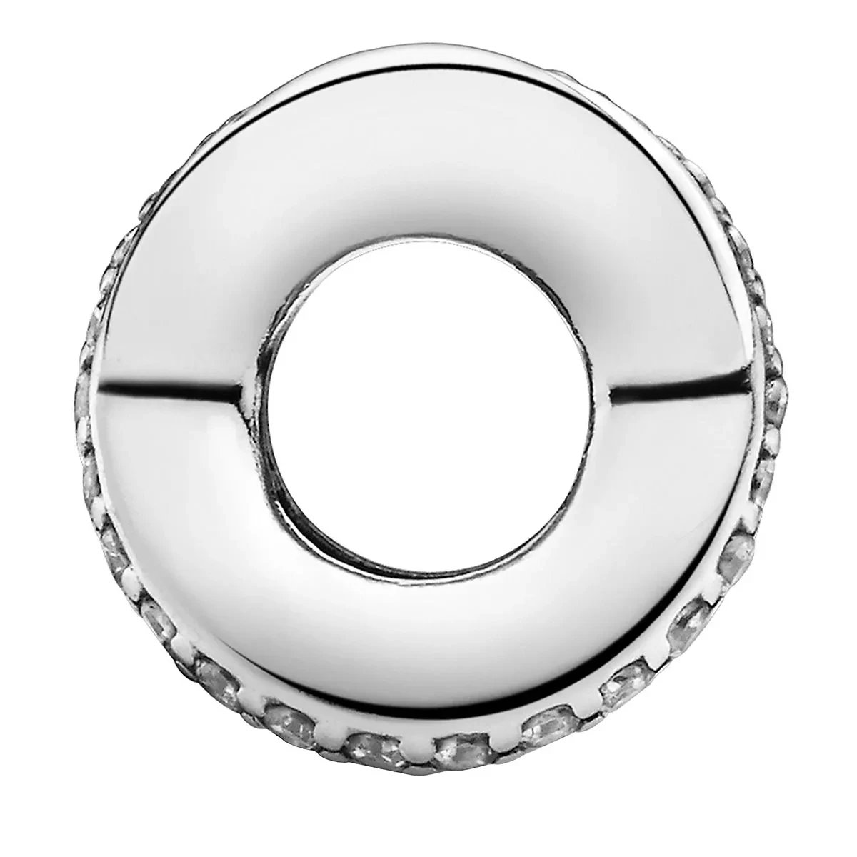 Pandora Funkelnde Und Polierte Linien Zwischenelement Sterling Silver Anhänger - Image 3