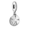 Pandora Vierblättriges Kleeblatt Charm-Anhänger Sterling Silver Anhänger