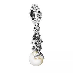 Pandora Disney Luminous Arielle Charm-Anhänger Sterling Silver Anhänger