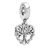 Pandora Herz Familienstammbaum Charm-Anhänger Sterling Silver Anhänger