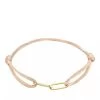 Isabel Bernard Aidee Gabi Satin Bracelet Champagne Armband