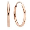 Isabel Bernard La Concorde Cerise 14 Karat Rose Hoop Earrings Rose Gold Creole