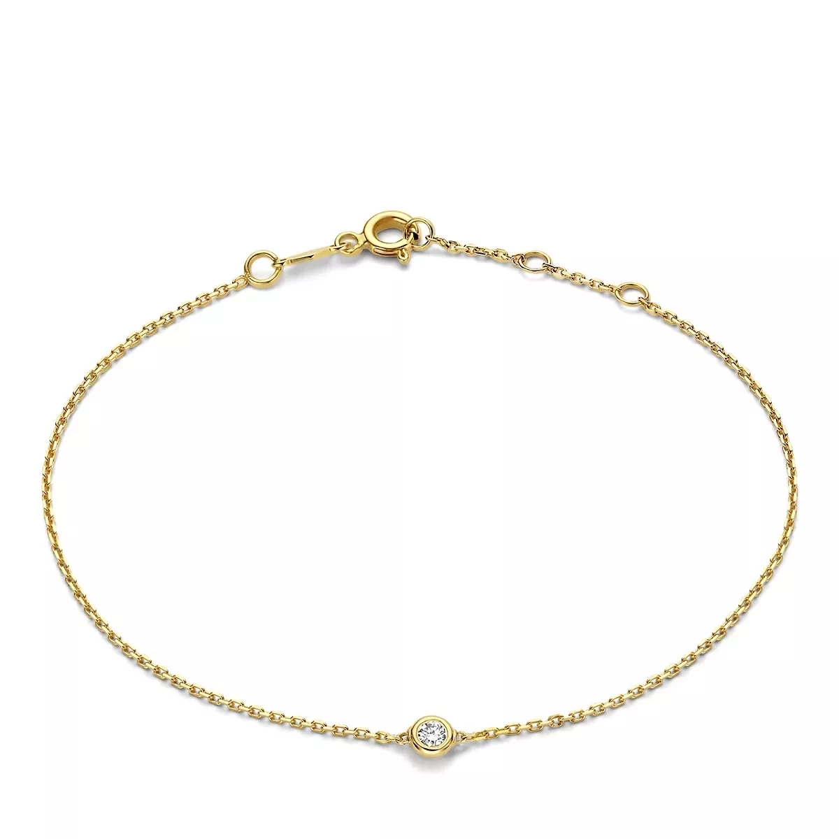 Isabel Bernard De La Paix Alfie 14 Karat Bracelet | Diamond 0.05 Gold Armband