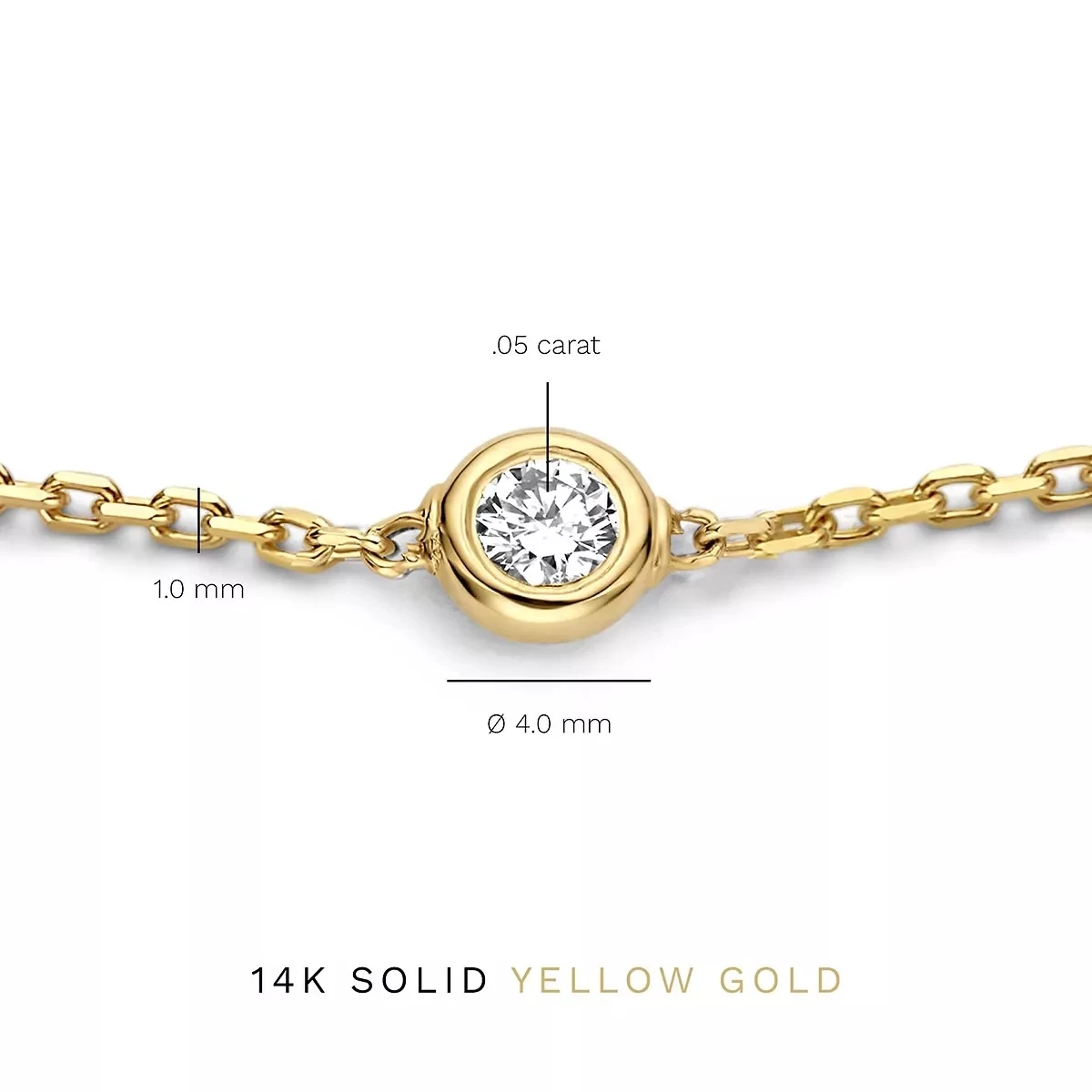 Isabel Bernard De La Paix Alfie 14 Karat Bracelet | Diamond 0.05 Gold Armband - Image 7