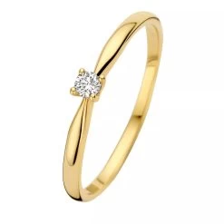 Isabel Bernard De La Paix Céline 14 Karat Ring | Diamond 0.05 Ct Gold Diamantring