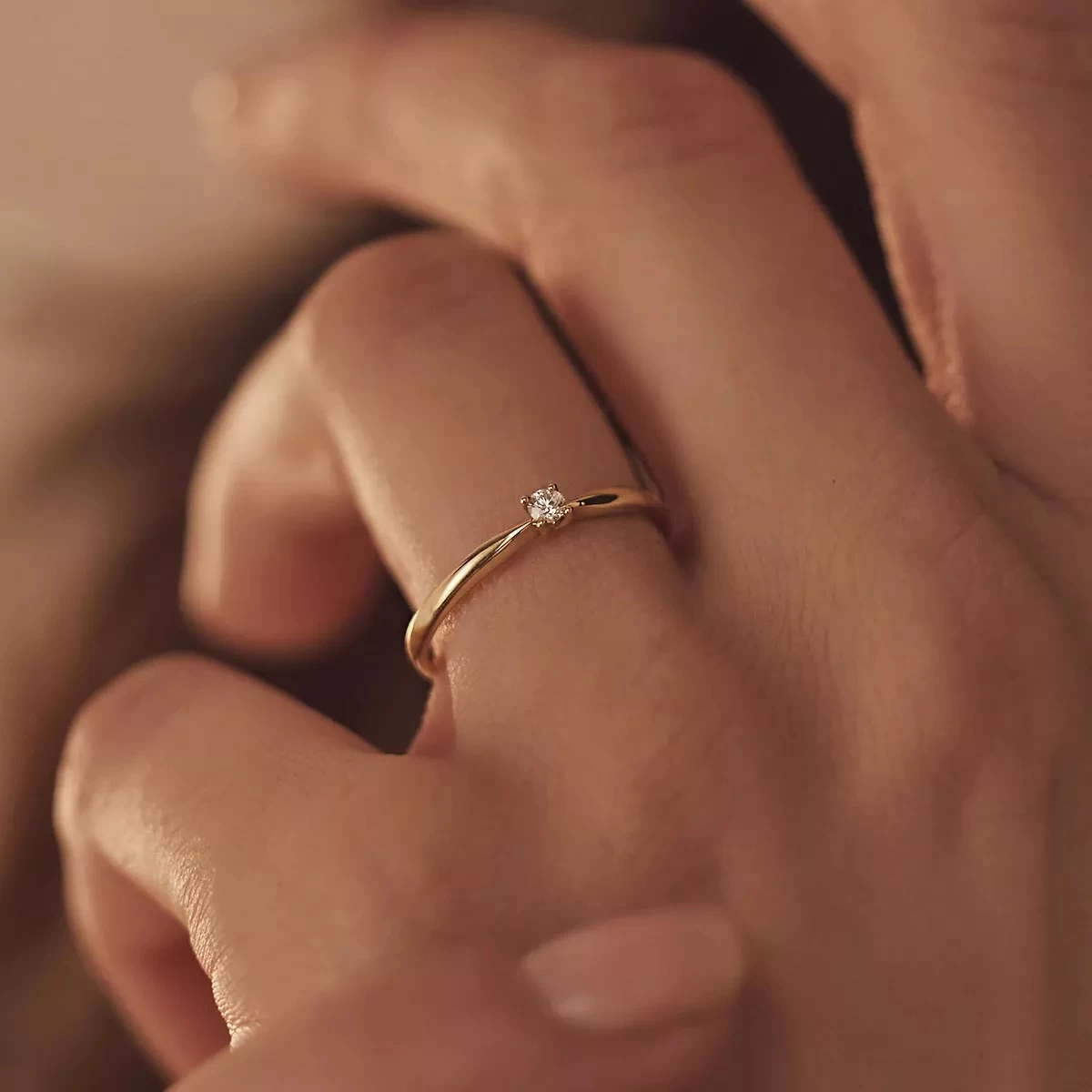 Isabel Bernard De La Paix Céline 14 Karat Ring | Diamond 0.05 Ct Gold Diamantring - Image 3