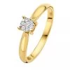 Isabel Bernard De La Paix Hanaé 14 Karat Ring | Diamond 0.08 Ct Gold Diamantring