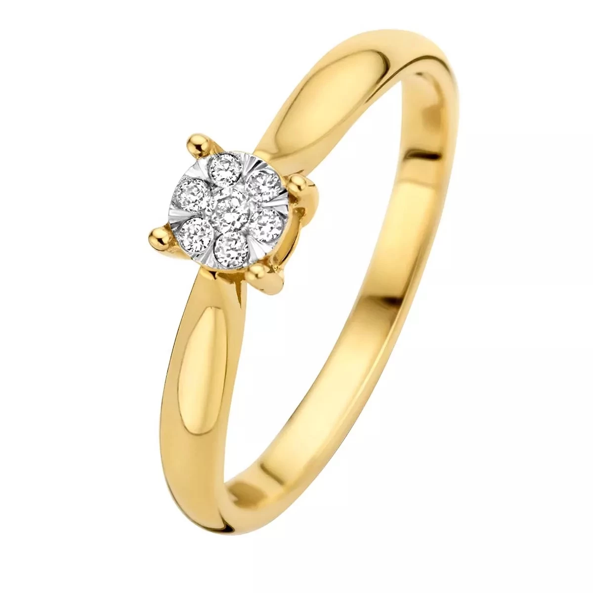 Isabel Bernard De La Paix Hanaé 14 Karat Ring | Diamond 0.08 Ct Gold Diamantring