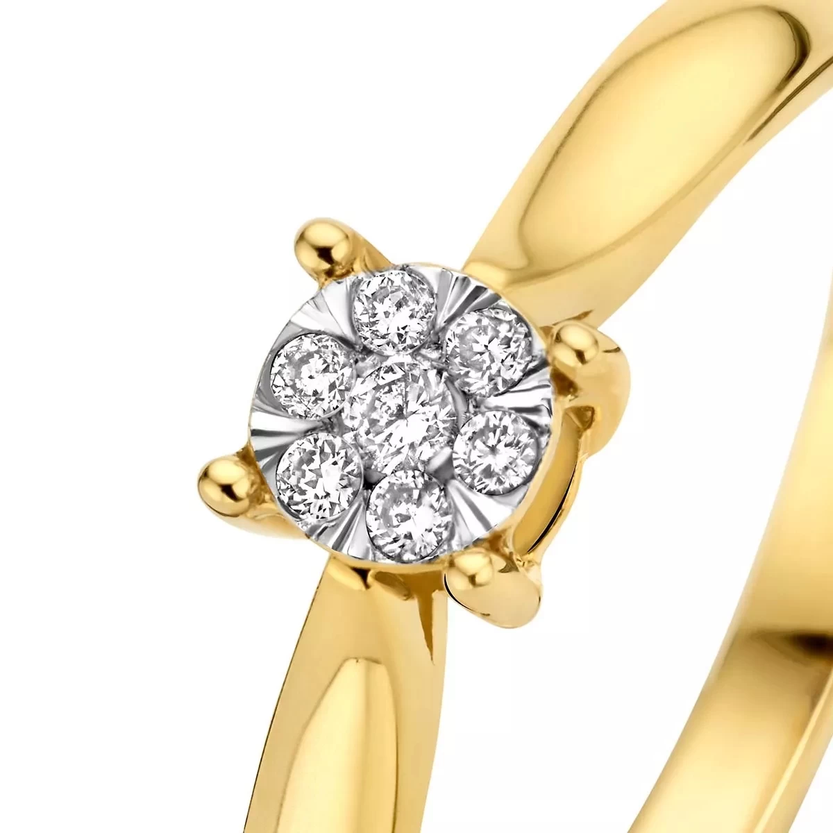 Isabel Bernard De La Paix Hanaé 14 Karat Ring | Diamond 0.08 Ct Gold Diamantring - Image 7