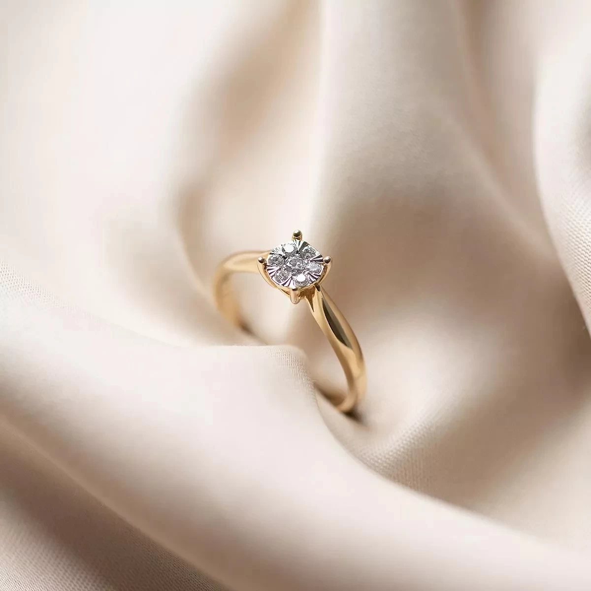 Isabel Bernard De La Paix Hanaé 14 Karat Ring | Diamond 0.14 Ct Gold Diamantring - Image 7