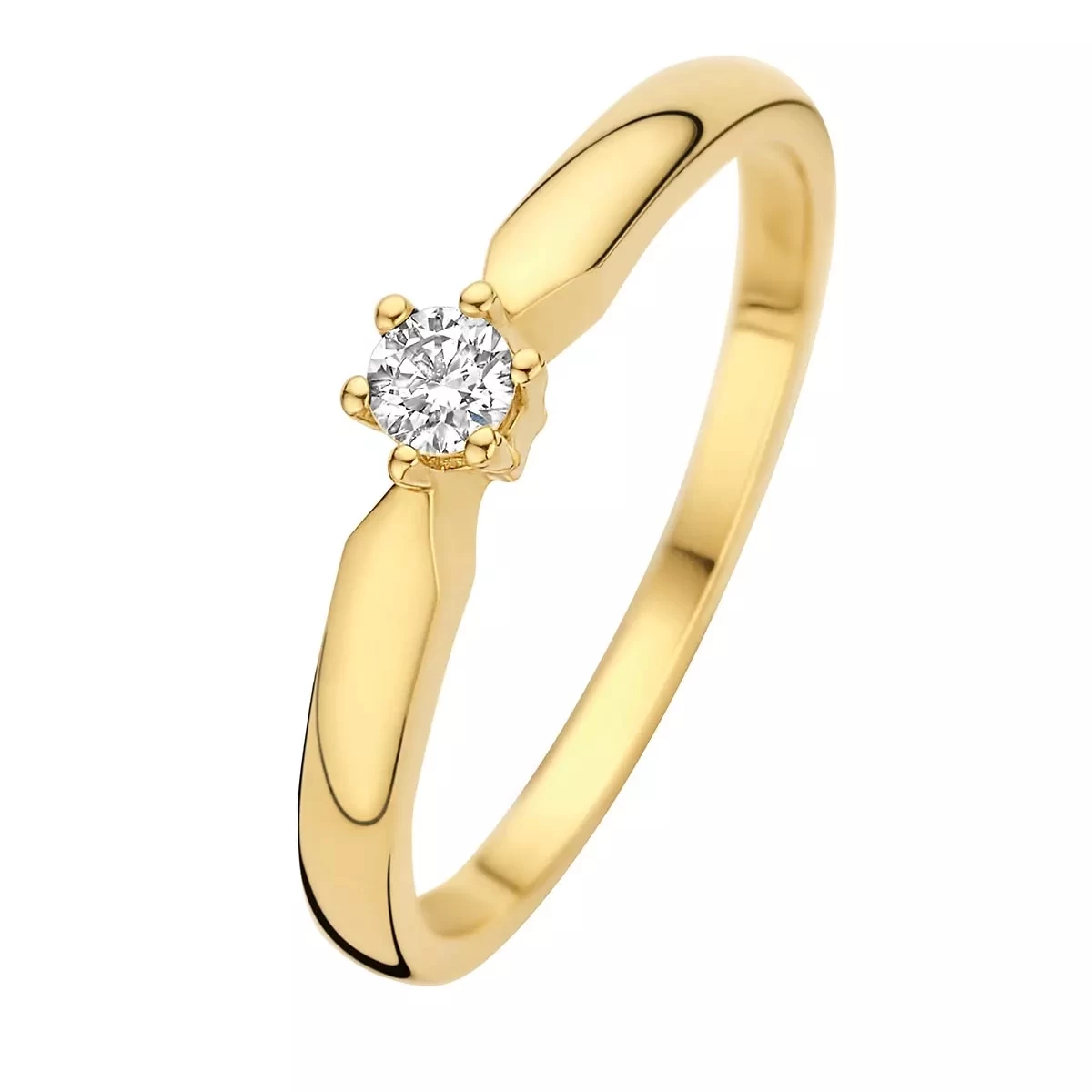 Isabel Bernard De La Paix Sybil 14 Karat Ring | Diamond 0.10 Ct Gold Diamantring