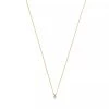 Isabel Bernard De La Paix Céline 14 Karat Necklace | Diamond 0.05 Gold Kurze Halskette
