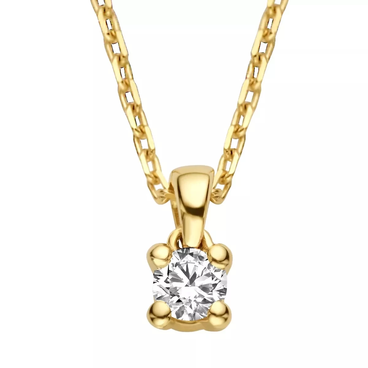 Isabel Bernard De La Paix Céline 14 Karat Necklace | Diamond 0.05 Gold Kurze Halskette - Image 7