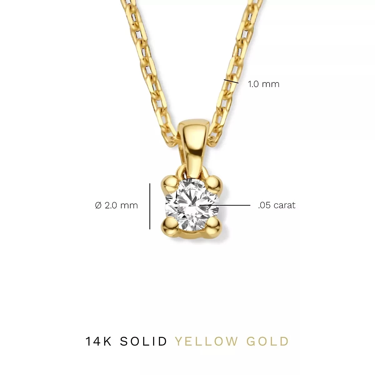 Isabel Bernard De La Paix Céline 14 Karat Necklace | Diamond 0.05 Gold Kurze Halskette - Image 8