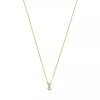 Isabel Bernard De La Paix Sylvie 14 Karat Necklace | Diamond 0.07 Gold Kurze Halskette
