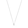 Isabel Bernard De La Paix Sybil 14 Karat Necklace | Diamond 0.10 White Gold Kurze Halskette