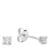 Isabel Bernard De La Paix Christine 14 Karat Ear Studs | Diamond White Gold Ohrstecker