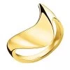 Thomas Sabo Ring Yellow Gold-coloured Statementring